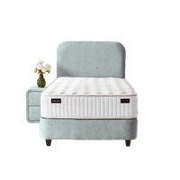 Тапицирано легло с матрак COMO PRO 90 x 200 - сив P - 1