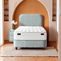 Тапицирано легло с матрак COMO PRO 90 x 200 - сив P - 2