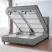 Тапицирана спалня с матрак STRESS ZERO 180 x 200 - бежов 19 - 2 Тапицирана спалня с матрак STRESS ZERO 180 x 200 - бежов 19 - 2