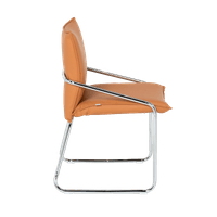 Посетителски стол Carmen 1144 - оранжев - 3