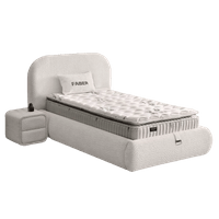 Тапицирано легло с матрак FABER 90 х 200 - перла SY - 1