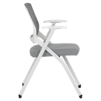 Посетителски стол Carmen 1702-1 - сив - 3