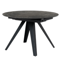 Разтегателна трапезна маса BOLKOW - кафява - 1