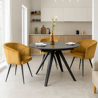 Разтегателна трапезна маса BOLKOW - кафява - 2