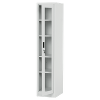 Метален шкаф Carmen CR-1001 J - сив - 3 Метален шкаф Carmen CR-1001 J - сив - 3