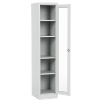 Метален шкаф Carmen CR-1001 J - сив - 4 Метален шкаф Carmen CR-1001 J - сив - 4