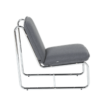 Посетителски стол 1142 - тъмносив - 3