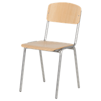 Посетителски стол TASK - бук - 2