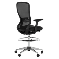 Работен офис стол BERN - черен - 5