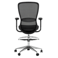 Работен офис стол BERN - черен - 6