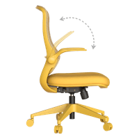 Ергономичен стол ASTARA - жълт - 5