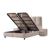 Тапицирана спалня с матрак LONDON 160 x 200 - бежов AN - 2 Тапицирана спалня с матрак LONDON 160 x 200 - бежов AN - 2