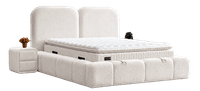 Тапицирана спалня с матрак BUDVA 160 x 200 - перла 03 - 5 Тапицирана спалня с матрак BUDVA 160 x 200 - перла 03 - 5