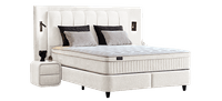 Тапицирана спалня с матрак JULIE 160 x 200 - сл кост AN - 6 Тапицирана спалня с матрак JULIE 160 x 200 - сл кост AN - 6