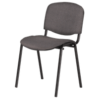 Посетителски стол Carmen 1130 LUX - сив - 2