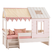 Детско легло къща PINK HOUSE - 90 х 200 - 1