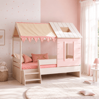 Детско легло къща PINK HOUSE - 90 х 200 - 2