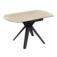 Разтегателна трапезна маса KATOWICE - крем - 1