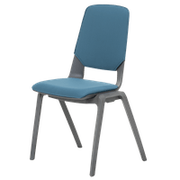 Посетителски стол LIMBER - син - 2