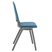 Посетителски стол LIMBER - син - 3