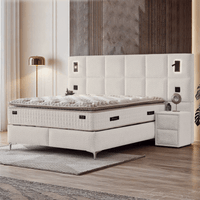 Тапицирана спалня с матрак IBIZA 160 х 200 - крем AN - 2