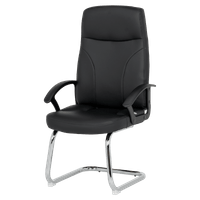 Посетителски стол 7101 - черен - 2