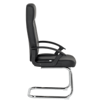 Посетителски стол 7101 - черен - 3