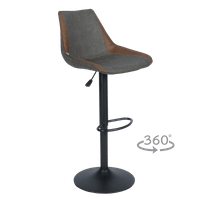 Бар стол GROVE - тъмносив - 0 Бар стол GROVE - тъмносив - 0