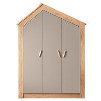 Трикрилен детски гардероб MY HOUSE - 1