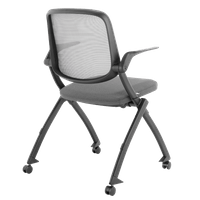 Посетителски стол AGNO - тъмносив - 4