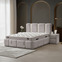 Тапицирана спалня с матрак ALLURE 160 x 200 - крем 020 - 2