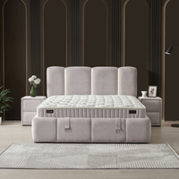 Тапицирана спалня с матрак ALLURE 160 x 200 - крем 020 - 4