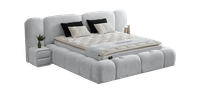Тапицирана спалня с матрак BUMBY 180 x 200 - светлосив 21 - 3 Тапицирана спалня с матрак BUMBY 180 x 200 - светлосив 21 - 3