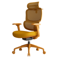 Ергономичен стол JULFA - жълт - 2