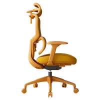 Ергономичен стол JULFA - жълт - 3