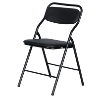 Сгъваем стол KALMAR - черен - 2