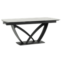 Разтегателна трапезна маса TORUN 2 - бяла - 1