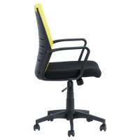 Работен офис стол Carmen 7041 - черен - зелен - 3