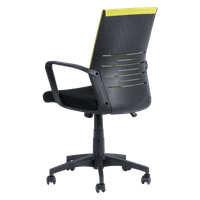 Работен офис стол Carmen 7041 - черен - зелен - 4