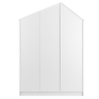Трикрилен детски гардероб WHITE HOUSE - 2