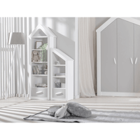 Детска етажерка за книги WHITE HOUSE - 2 Детска етажерка за книги WHITE HOUSE - 2