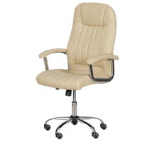 Президентски офис стол Carmen 6181 - крем  - 2