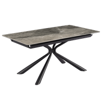 Разтегателна трапезна маса KETY - сива - 1