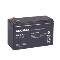Акумулатор ACUMAX 12V/7AH - 1