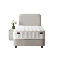 Тапицирано легло с матрак COMO PRO 90 x 200 - перла SY - 1