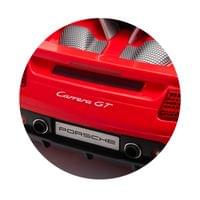 Ел. кола Porsche Carrera GT LUX червена - 16