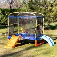 Голям батут Playground 200 см.с пърз.син - 1