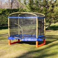 Голям батут Playground 200 см.с пърз.син - 2