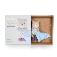 Бебешка мека играчка за гушкане Мече син - 2