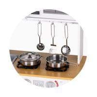 Дър.кухня с к-т 5 метални съда за готвен - 9